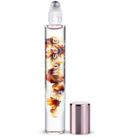 Blossom Roll on Gourmand Rollerball Perfume Oil with Natural Ingredients + Essential Oils, Infused with Real Flowers, Made in USA, 0.20 fl. oz./5.9 ml, Honey Crème Brulee