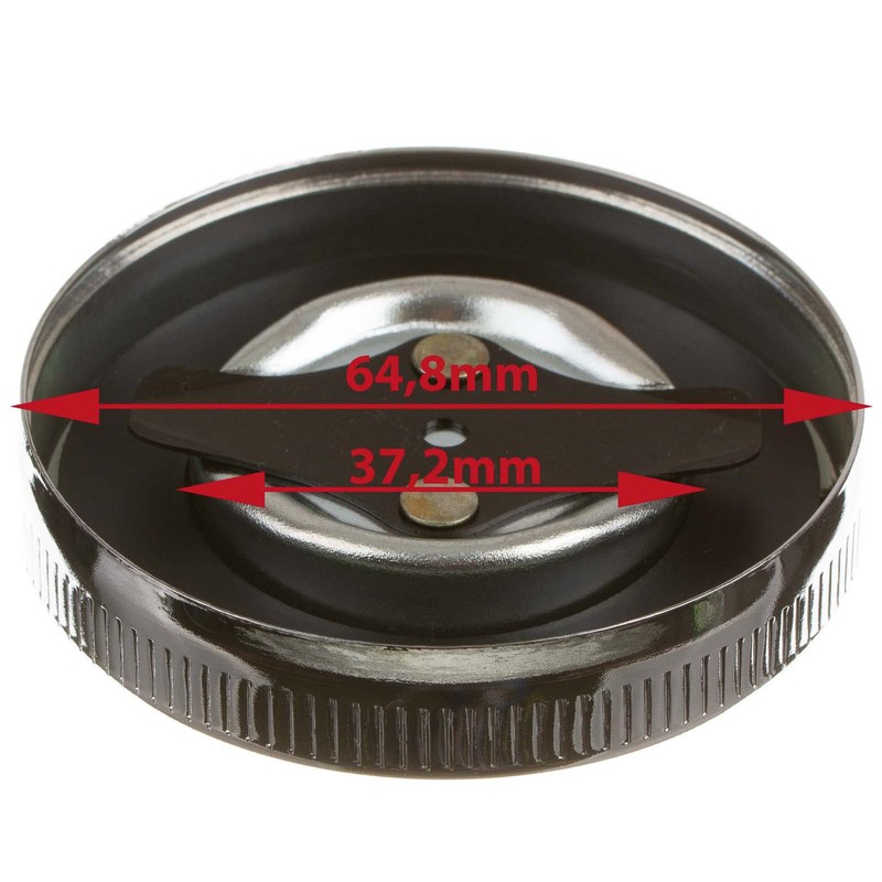 Fuel Cap Chrome for D 40 Simson S50 S51 KR51/1–2
