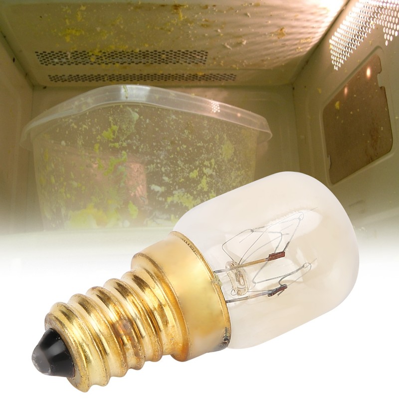 10Pcs 300℃ High Temperature Resistance E14 Brass Microwave Oven Light