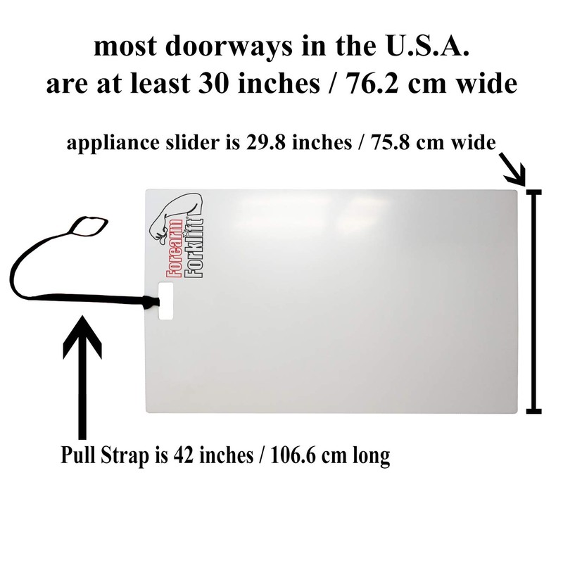 Forearm Forklift Glydeez Large Appliance Slider with Pull Strap |