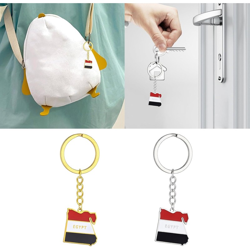 Llavero De Acero Inoxidable Con Forma Y Mapa Mochila Cómoda