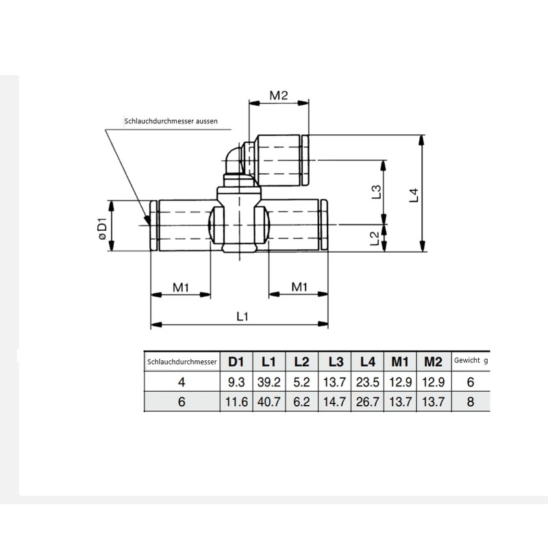 CNCTEC Pneumatic Quick Bleed Valve IQS 4 mm 6 mm