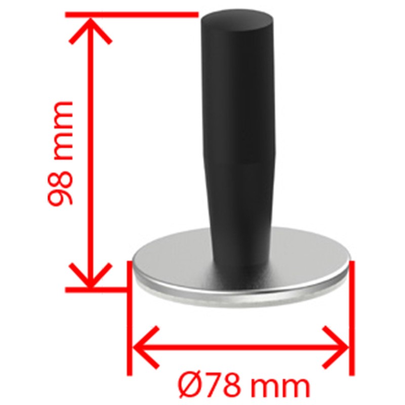 foodis Crepes Plate Cleaning Stamp Oiler with Plastic Handle and