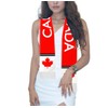 Canada Scarf,60inch Long Canadian Sports Fan Scarves,18×150cm Novel Flag Banner