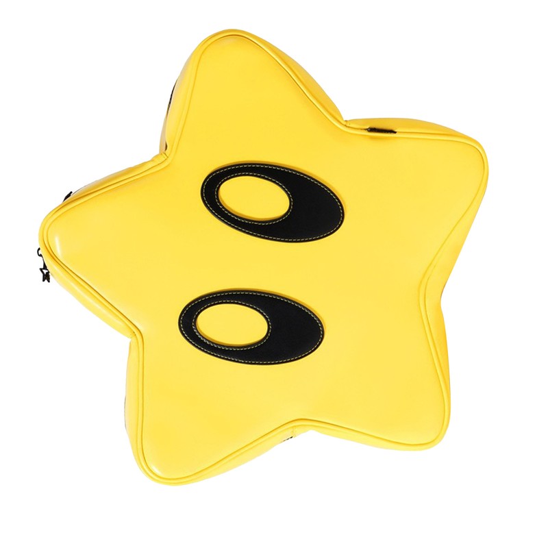 Star Backpack Bright Yellow Cute Stylish Schoolbag Waterproof Large Capacity
