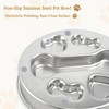ZUFECY Slow Feeder Dog Bowls, Stainless Steel Slow Feed Bowl