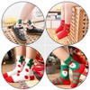 SOIMISS 5 Pairs Children's Christmas Socks Cotton Crew Socks Mid