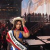 OAEUQ Carter - Cinturón plisado rojo y azul, cinta de