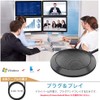 TKGOU 会議用 USB マイク、LED インジケーター付きコンピューターデスクトップマイク、プラグアンドプレイ全指向性コンデンサー PC ラップトップマイク、オンライン会議/クラス、Skype、録音、チャット、Zoom (Windows/Mac OS X)