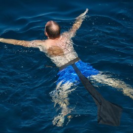 Pool Swim Harness Trainer - Swimming Resistance Training Set - Swimming Aquatic Resistance Belt Stationary Trainer, Swim Parachute Swim Accessory for Swim Training