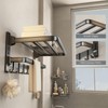 VOLDRA Towel Racks for Bathroom, 24-Inch Towel Shelf with Towel