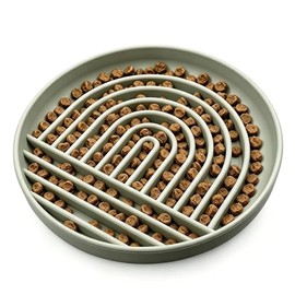 Comedero Lento para Perros, comedero Interactivo antiahogo con Base Antideslizante, comedero de Silicona para Cachorros y Gatos.