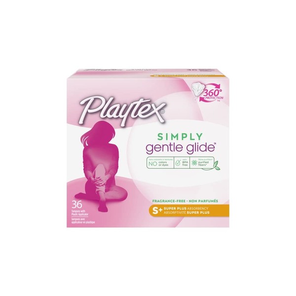 Playtex Gentle Glide Deodorizing Super Plus Tampons, 36 ct