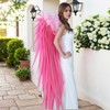 haolicedy Pink Angel Wings for Photography Large Wings Costume with