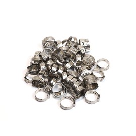 TMKOOL 100pcs PEX Cinch Clamp 304 Stainless Steel 1" Cinch Crimp Ring Pinch Clamp for PEX Tubing Pipe Fitting Connections (100pcs 1 inch)