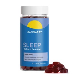 Cannaray Sleep Gummies (60 Count) - Mixed Berry