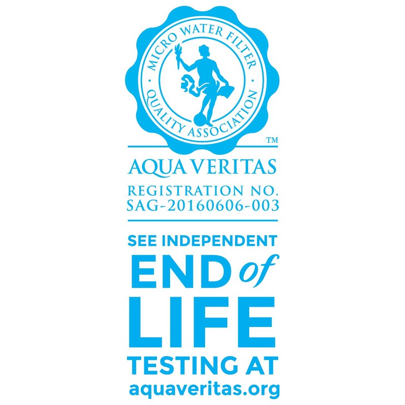 Sagan The Journey™ Water Bottle with Filter - Removes Bacteria,