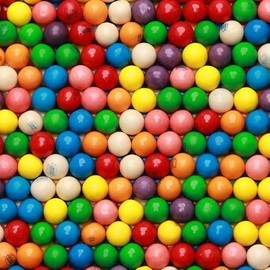 Gumballs for Gumball Machine – Mixed Fruit Flavored Chewing Gum 15 OZ - 0.60” Gumballs – Nostalgic Bubble Gum for Party Favors, Easter Baskets, Candy Bar & Sweet Treats