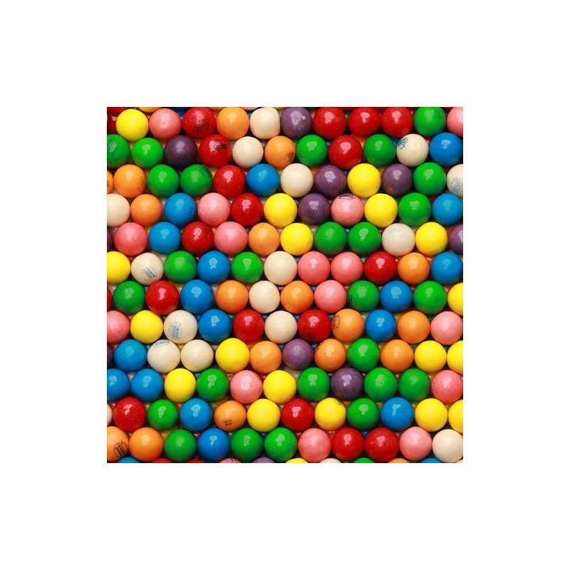 Gumballs for Gumball Machine – Mixed Fruit Flavored Chewing Gum
