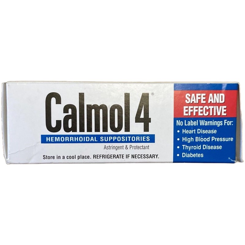 CALMOL-4 Suppositories 24 Count