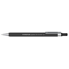 STAEDTLER Graphite 778 Mechanical Pencil, Hexagonal Axle, Cushioning, Rotational Eraser (0.5mm)