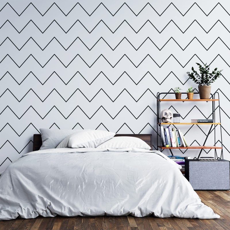 Matte Black Molding Trim, Peel and Stick Mirror Border Design,