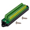 16Amp 300V 15x2 Position Terminal Block Distribution Module. OONO D-1658GP