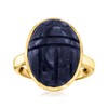Ross-Simons 16.00 Carat Sapphire Scarab Ring in 18kt Gold Over