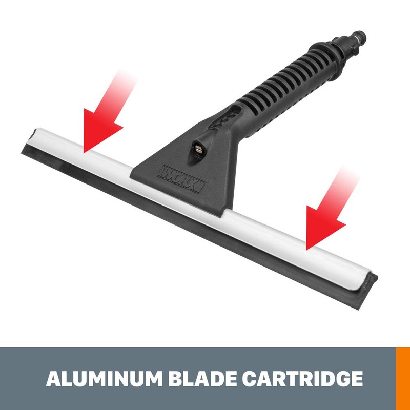 WORX WA4050 Hydroshot Accessory Window Squeegee, Black