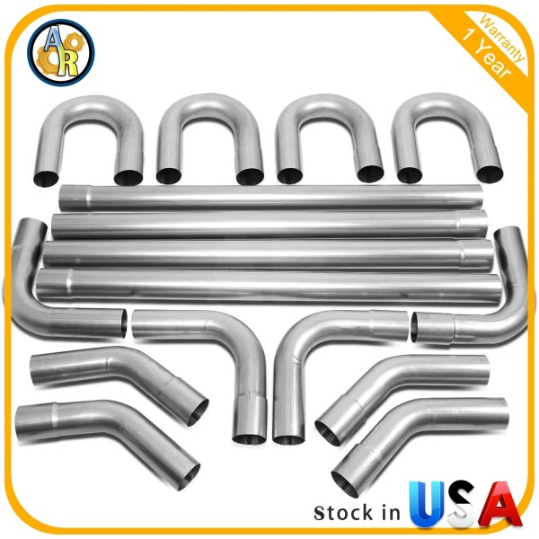 AutoResolution1 16x 3" OD Diy Custom Exhaust Tubing Mandrel Exhaust