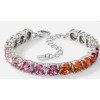 Park Lane SUNSET Ombre Impression Tennis CZ Bracelet Red Orange
