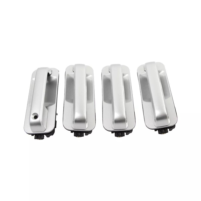 Unbranded 4Pcs For 2015-2020 Ford F-150 F150 Ingot Silver Door
