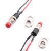 RUNCCI-YUN 4 x 7 mm Pre-Wired Mini Self-Locking Pressure Switch,