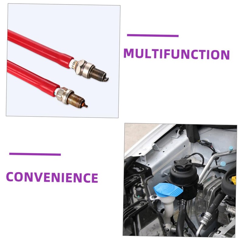 Zerodeko Effortless Spark Plug Replacement 4pcs Socket Tool Rubber Sleeve