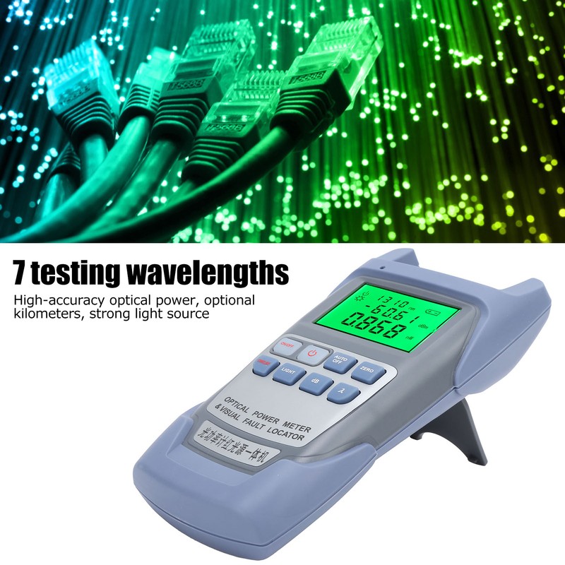 DXP-50D Optical Power Meter Handheld Red Light Fiber Light Decay
