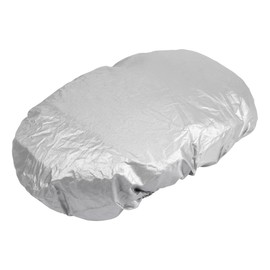 Motoforti Motorcycle Seat Cover, Scooter Seat Cushion, Pad Protection, Waterproof, Dustproof, Silver Tone, Large
