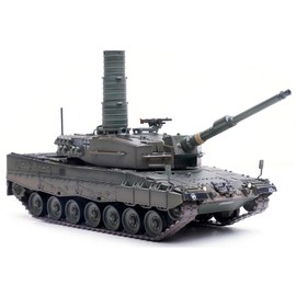 Leopard 2A4 Main Battle Tank with Snorkel Green Camouflage German Army Armor Premium Series 1/72 Diecast Model by Panzerkampf 12226PD