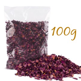 ABSDON 100 g Wedding Confetti Dried Rose Petals Dried Flowers Confetti Petals Rose Petal Confetti for Wedding Party Decoration