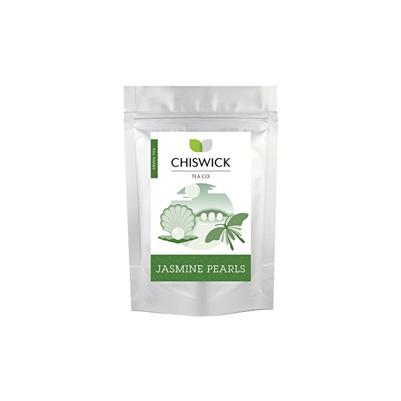 Jasmine Pearls (Dragon Pearls) Premium Loose Leaf Green Tea -