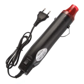 Mini Heat Gun Electric 300 W Mini Shrink Heat Tool Embossing Powder Set Heat Gun Temperature Heat Gun Application DIY for Drying Paint, Rubber Stamp, Heating Small Clay Works