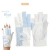 Golf Gloves, Nail Cut, Ladies, Pastel Color, Golf Supplies, Fingertip