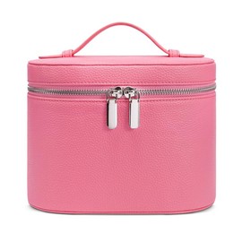 Makeup Bag Vanity Case with Removable Divider Travel Toiletry Bag Portable Cosmetic Bag Makeup Organizer Case for Women TikTokShopBacktoSchool:_Rose