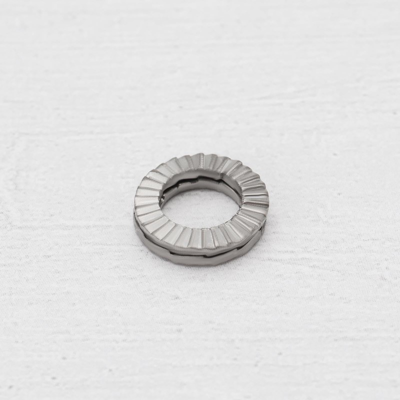 ECSiNG 20PCS M6 Wedge Manganese Steel Washers Double Stack Locking