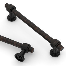 Asidrama 10 Pack 5 Inch(128mm) Oil Rubbed Bronze Kitchen Cabinet Handles, Cabinet Pulls Kitchen Cabinet Hardware for Cupboard Drawer Pulls