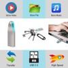 EASTBULL USB Flash Drive 4GB USB 2.0 Flash Drive Rotating