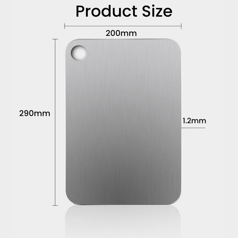 100% Pure Titanium Cutting Boards, Titanium Cutting Board for Kitchen,