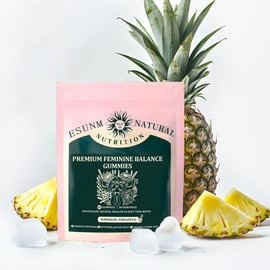 Premium Feminine Balance Gummies -forWomen's Health & Wellness-Gluten-Free & Halal-Immune Support-Vegan-30 Servings:_1 Pack of 1 Set