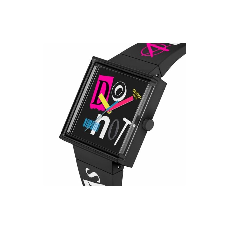 [スウォッチ] 腕時計 PIERCED EDGE SO34B100 ブラック