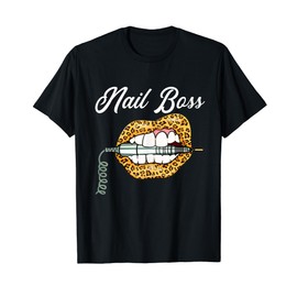 Nail Boss Nail Art Nails Artists specialising Salon Squad T-Shirt