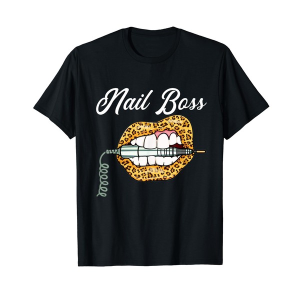 Nail Boss Nail Art Nails Artists specialising Salon Squad T-Shirt
